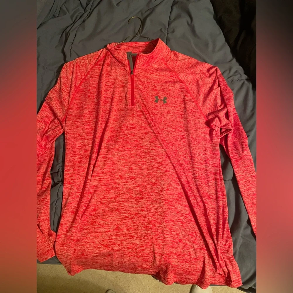 Red Under Amour quarter zip - Picture 1 of 2